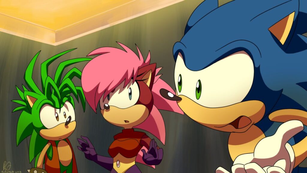 Mais Sobre Sonic The Hedgehog Series sonic guitarrista em sonic underground