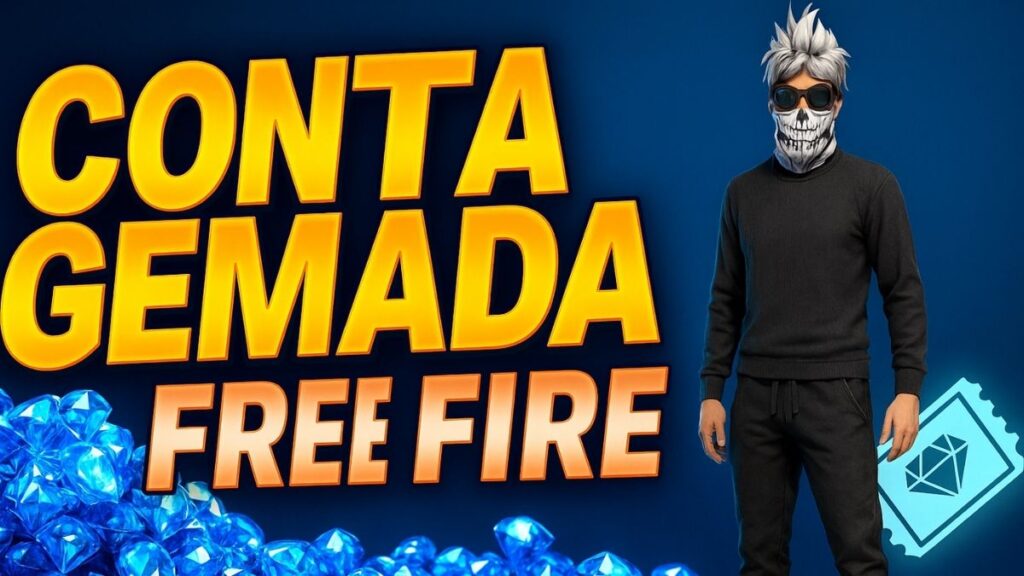 Contas de Free Fire Gemadas Grátis