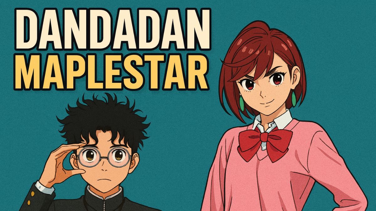 Dandadan Maplestar Momo e Okarun em Detalhes e Online